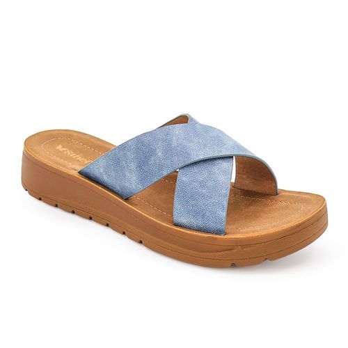 Sandalia Flats Moda Mujer 8042 JEANS