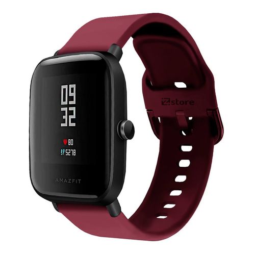 Correa Para Amazfit Bip Vino Rojo