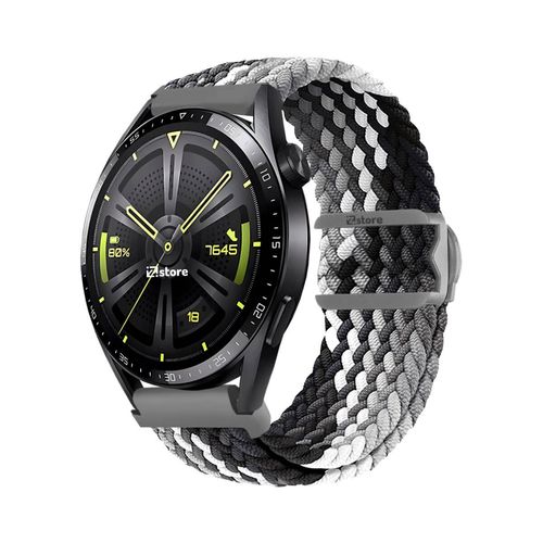 Correa de Nylon Para Huawei Watch GT3 42mm Gris Tricolor