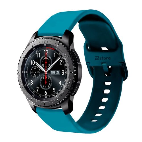 Correa Para Samsung Gear S3 Clasico Azul Turquesa