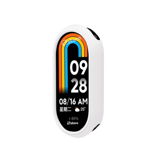 Case de Silicona Para Xiaomi Mi Band 8 Blanco