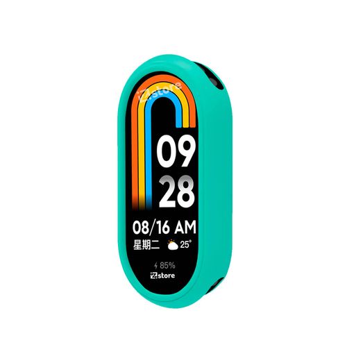 Case de Silicona Para Xiaomi Mi Band 8 Verde Esmeralda