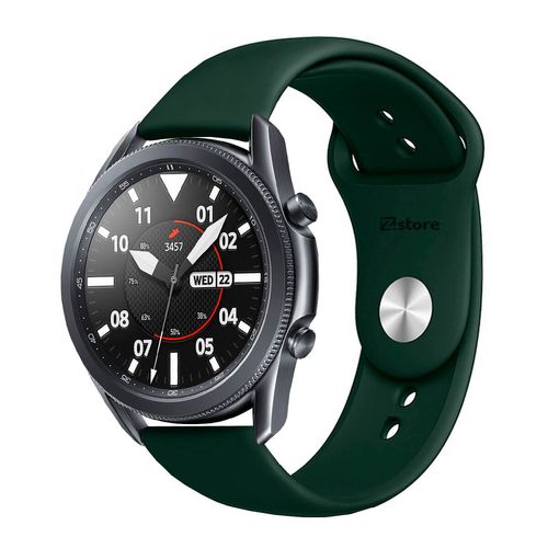 Correa Para Samsung Galaxy Watch 3 Broche 45mm Verde Oscuro