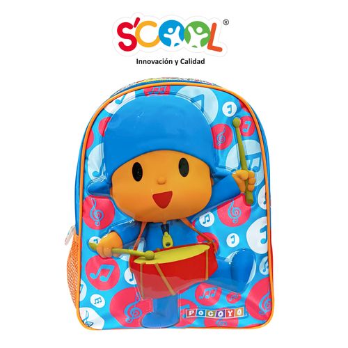 Scool - Mochila Ranger Kids Tela C/PVC - Pocoyo