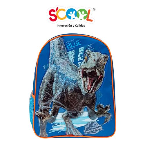 Scool - Mochila Ranger Kids Tela C/PVC - Jurassic Blue