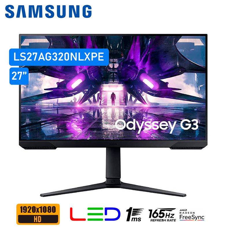 Monitor-Samsung-LS27ag320nlxpe-27-FHD-IPS-165hz-1MS-FRESYNG-PREMIUN