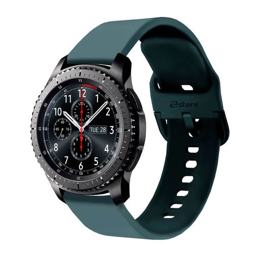 Correa Para Samsung Gear S3 Clasico Verde Oscuro