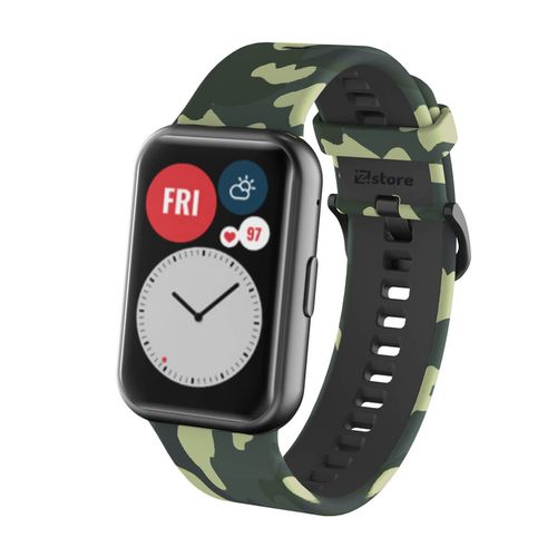 Correa Para Huawei Watch Fit Camuflado Verde