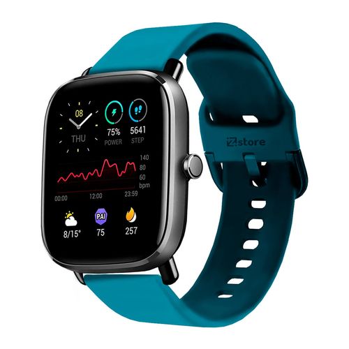 Correa Para Amazfit GTS2 Mini Azul Turqueza