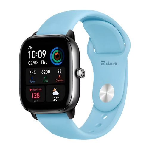 Correa Para Amazfit GTS4 Mini Celeste Cielo