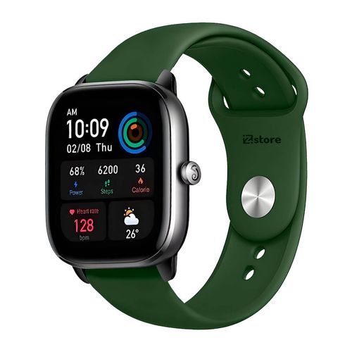 Correa Para Amazfit GTS4 Mini Verde Militar