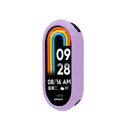 Case de Silicona Para Xiaomi Mi Band 8 Lila