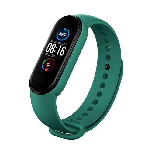 Correa Para Xiaomi Mi Band 3 y 4 Verde Oscuro