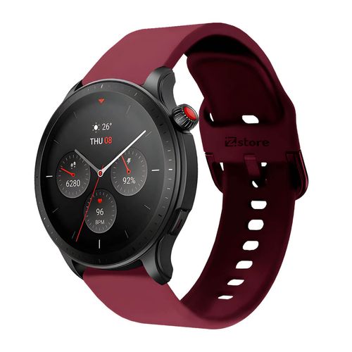 Correa Para Amazfit GTR4 Vino Rojo