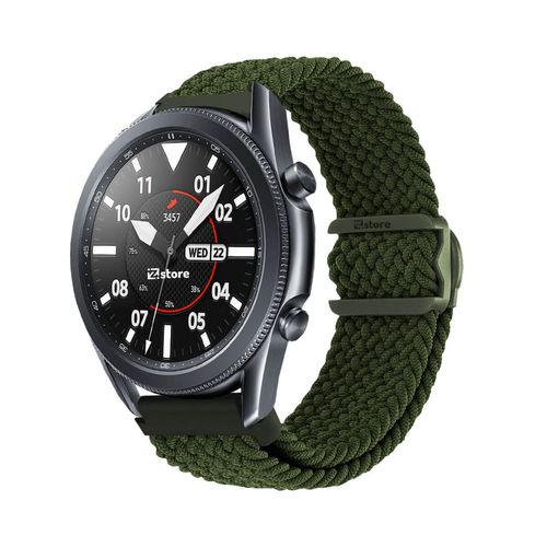 Correa de Nylon Para Samsung Galaxy Watch 3 45mm Verde Militar