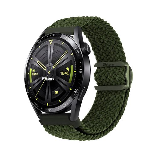 Correa de Nylon Para Huawei Watch GT3 46mm Verde Militar