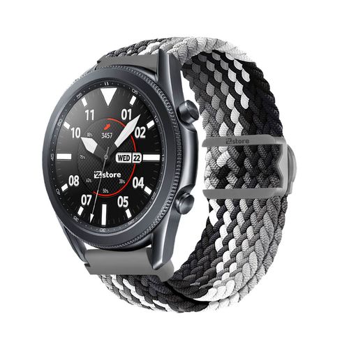 Correa de Nylon Para Samsung Galaxy Watch 3 45mm Gris Tricolor