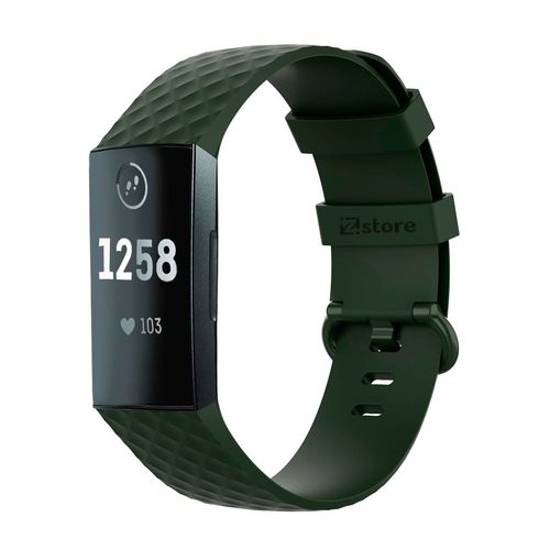 Correa Para Fitbit Charge 3 Verde Militar