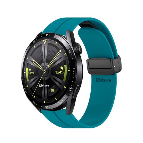 Correa Para Huawei Watch GT3 Broche Magnético 42mm Azul Turquesa