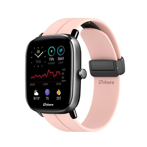 Correa Para Amazfit GTS2 Mini Broche Magnético Rosa