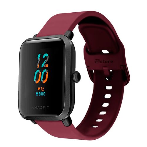 Correa Para Amazfit Bip Lite Vino Rojo