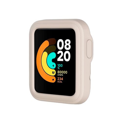 Case de Silicona Para Xiaomi Mi Watch Lite Crema