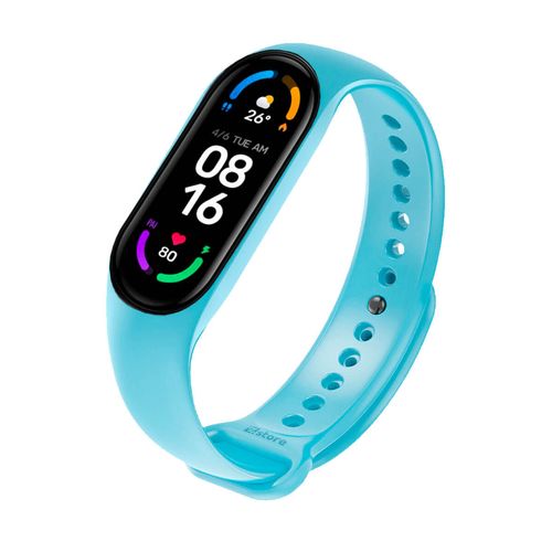 Correa Para Xiaomi Mi Band 5 y 6 Celeste Cielo