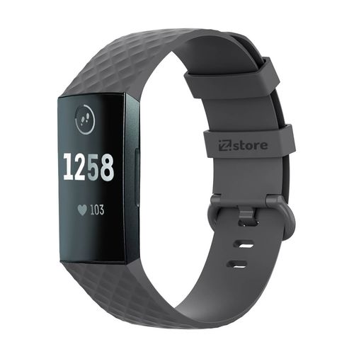 Correa Para Fitbit Charge 3 Gris Oscuro