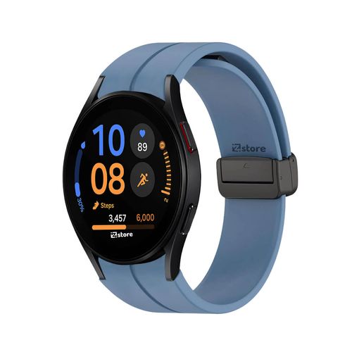 Correa Para Samsung Galaxy Watch FE Broche Magnetico Azul Acero