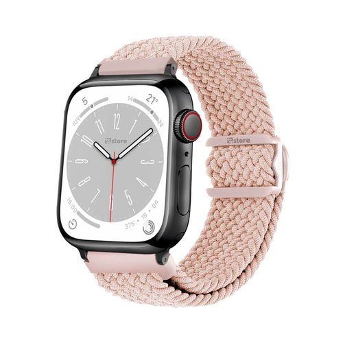 Correas de Nylon Para Apple Watch 38-40-41mm Black Rosa