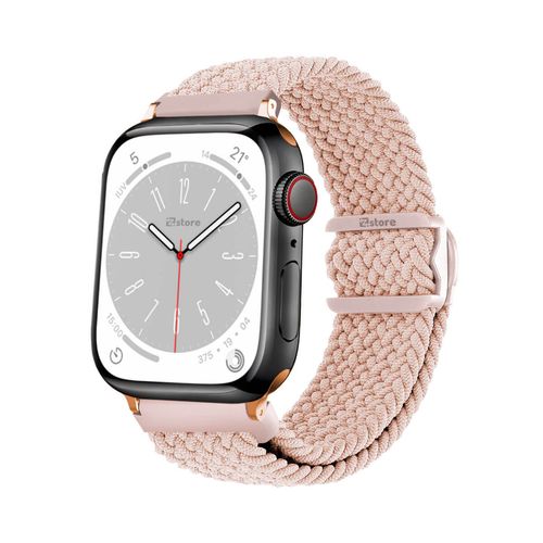 Correas de Nylon Para Apple Watch 38-40-41mm Gold Rose Rosa