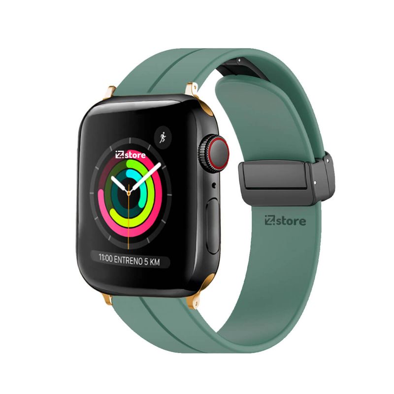 Correa-Para-Apple-Watch-Broche-Magnético-38-40-41mm-Gold-Rose