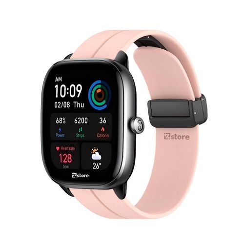 Correa Para Amazfit GTS4 Mini Broche Magnético Rosa