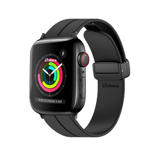 Correa Para Apple Watch Broche Magnético 38-40-41mm Black Negro