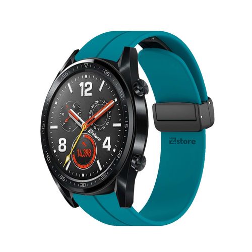 Correa Para Huawei Watch GT Broche Magnético Azul Turquesa