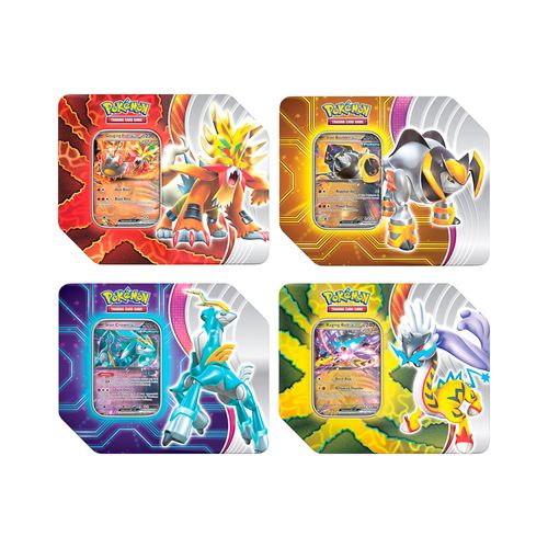Pokemon TCG Paradox Destinies Tin Random Ingles