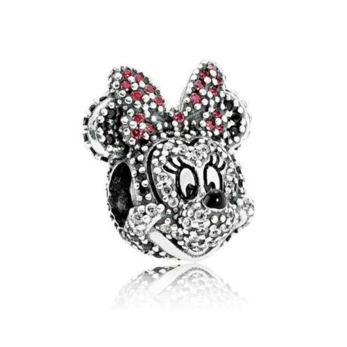 Charm Dije Pandora Original para Mujer 791796NCK Minnie Mouse Reluciente Plata 925 Nezmun