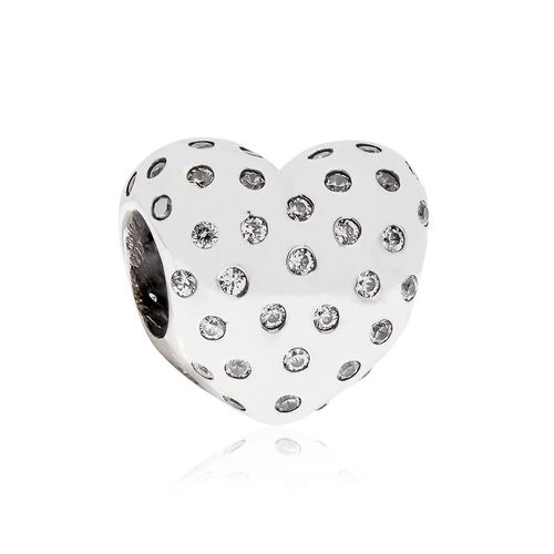 Charm Dije Pandora Original para Mujer 791241CZ Corazon Brillante Plata 925 Nezmun