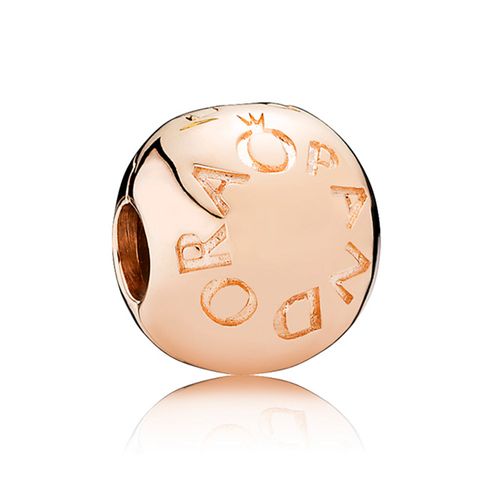 Clip Pandora Original para Mujer 781015 Cilindrico Oro rosa Nezmun