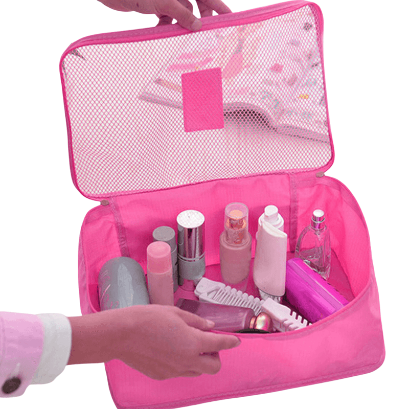 Juego-de-Bolsas-para-almacenamiento-organizador-de-Maleta-de-Viaje-Fucsia