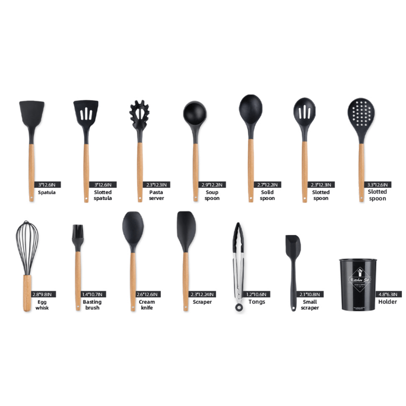 Set-de-Utensilios-para-Cocinas-de-Silicona-Multifuncional-por-12-pzas-Color-Negro