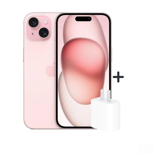 Iphone 15 128GB (CHIP FISICO) + Dado 20W - rosa