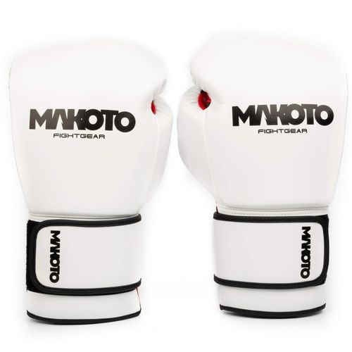 GUANTES DE BOXEO MAKOTO BASIC BLANCO 14OZ