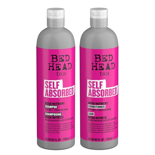 Tigi duo self absorbed shampoo 750ml+ acondicionador 750ml