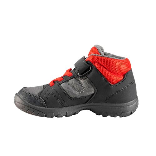 Zapatillas altas Quechua high-top mh - 100 Para Senderismo Color Gris Para Niños - Loaizar