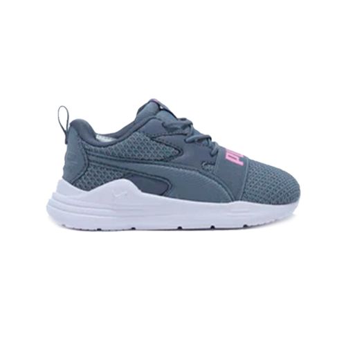 Zapatillas Puma Wired Run Pure AC INF 390849 07 Original Color Gris para Niños - Loaizar