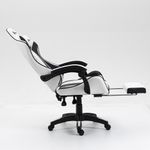 Silla-Gamer-Ergonomica-Dreizt-Shine-Series-Blanco-con-Posapies-Reclinable