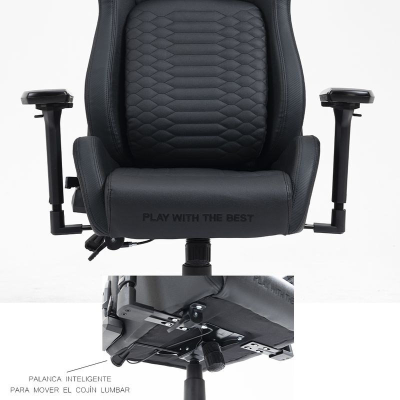 Silla-Gamer-Dreizt-Titan-Series-Negro-Premium-Almohadilla-Inteligente-Reclinable-Gas-Lift-Clase-4