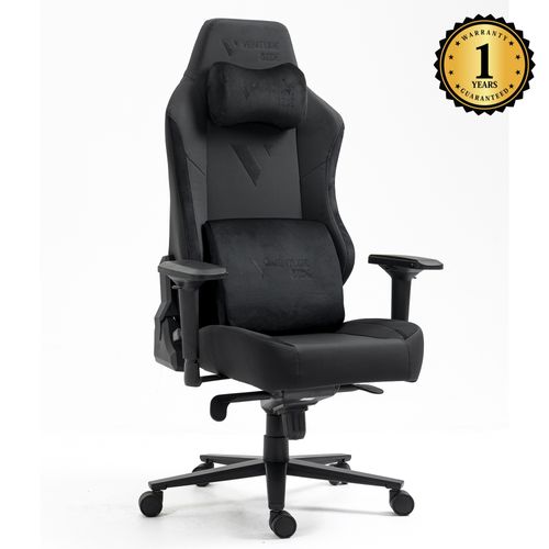 Silla Gamer Venture Side Prime Negro Cuero Almohadilla Inteligente Magnetica Reclinable