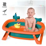 Bañera-Plegable-para-Bebes-Tina-de-Baño-Cangrejo-WI5-Naranja